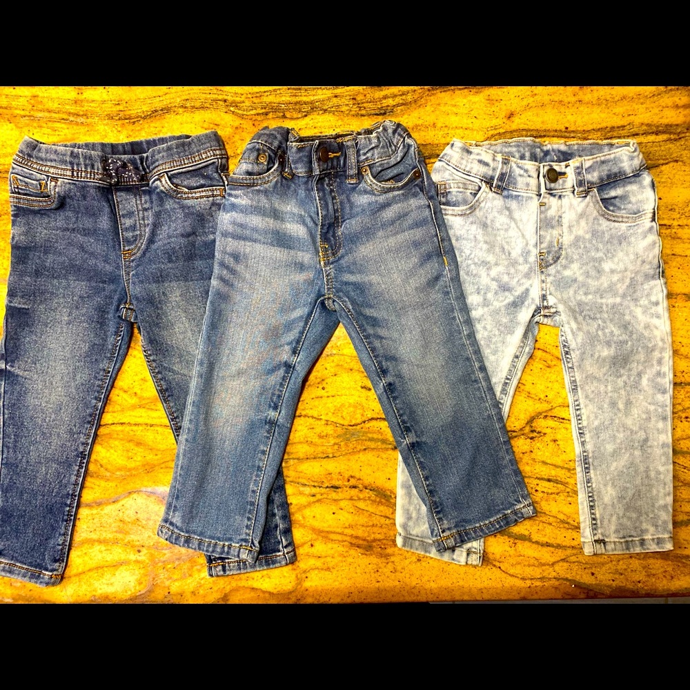 2T boys pants, jeans and joggers. Price is for all 6